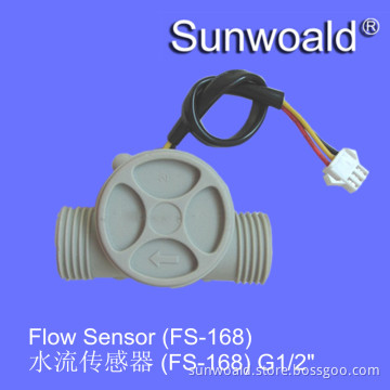 1~30L/min Hall Magnetic plastic water 1/2" flow meter sensor